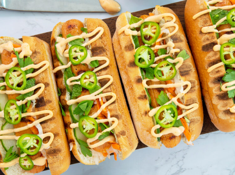 Gluten Free Banh Mi Hot Dogs