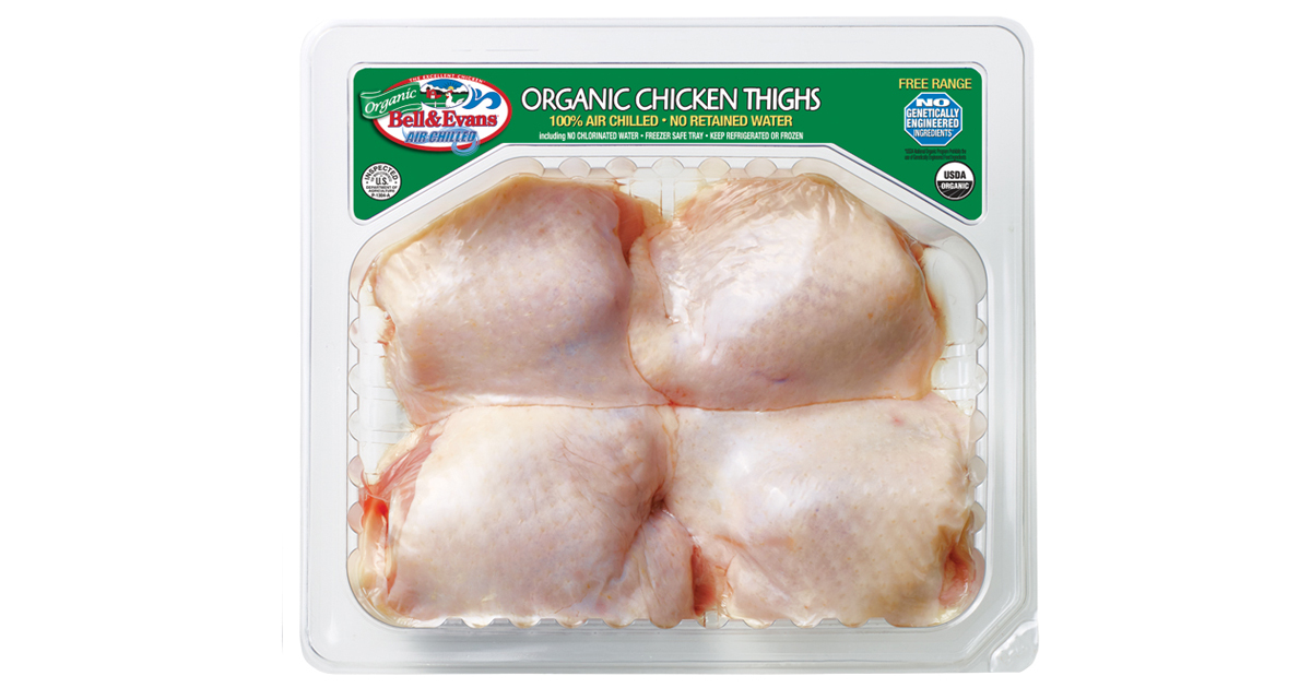 Boneless, Skinless Organic Chicken Thighs - Bell & Evans
