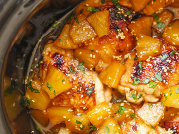 Slow Cooker Pineapple Chicken