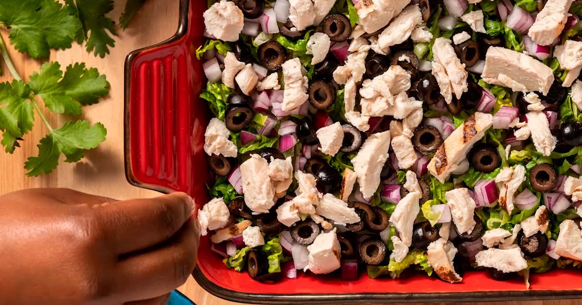 7 Layer Chicken Dip - Bell & Evans