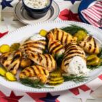 Pickle-Brined Grilled Chicken with Alabama White Sauce