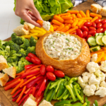 Chicken Alfredo dip Bread Bowl