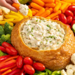 Chicken Alfredo dip Bread Bowl