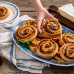 Chicken, Apple Butter and Brie Stuffed Rolls