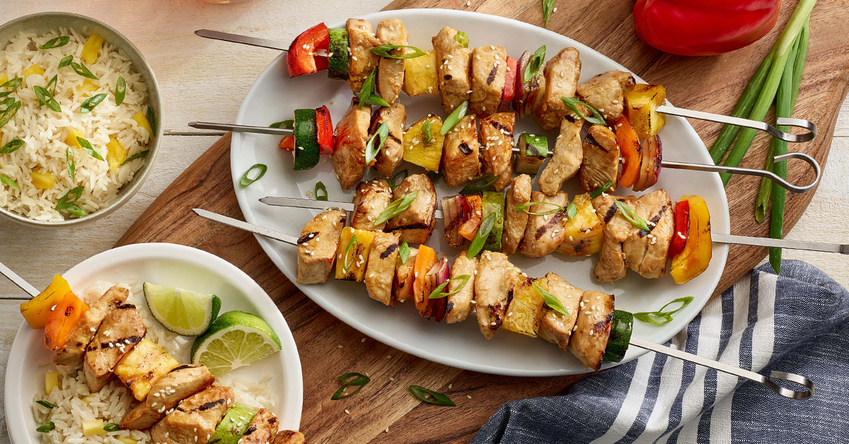 Asian Chicken Kabobs - Bell & Evans