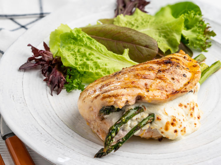 Asparagus-Stuffed Grilled Chicken Breast