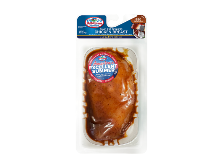 Single Serve Boneless, Skinless BBQ Chicken Breast