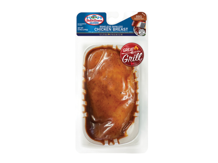 Single Serve Boneless, Skinless BBQ Chicken Breast