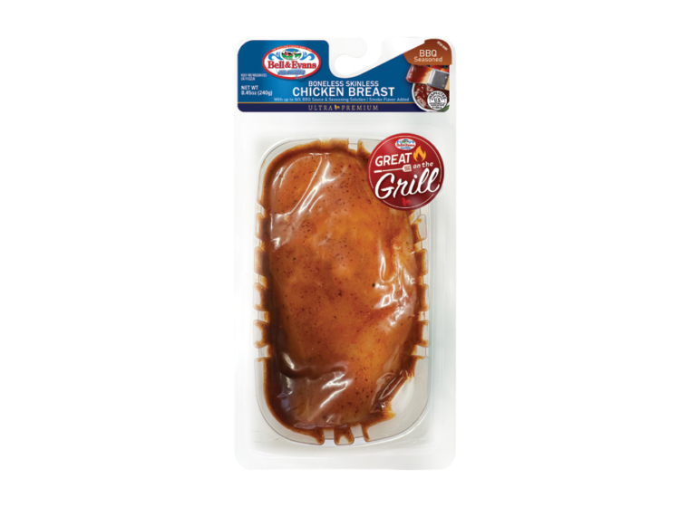 Single Serve Boneless, Skinless BBQ Chicken Breast