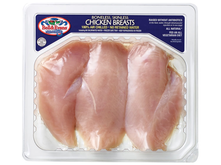 Bell & Evans Boneless Skinless Breasts, 100% Air Chilled