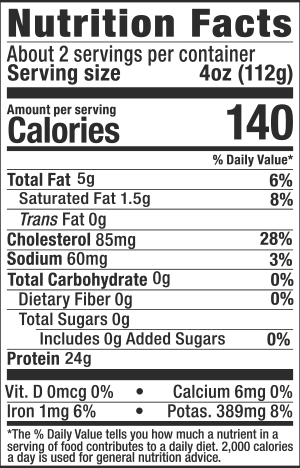 Single Serve Boneless Skin-on Chicken Breast NFP