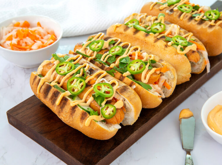 Gluten Free Banh Mi Hot Dogs