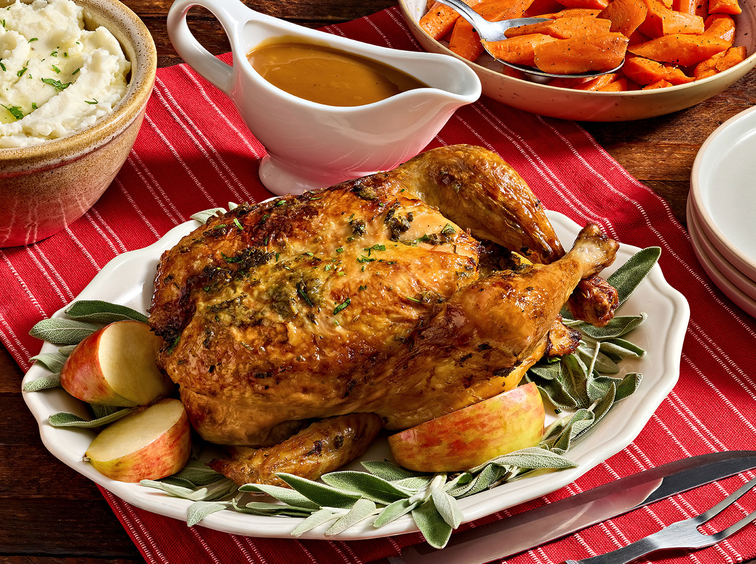 Beer-Brined Chicken with Apple Cider Gravy