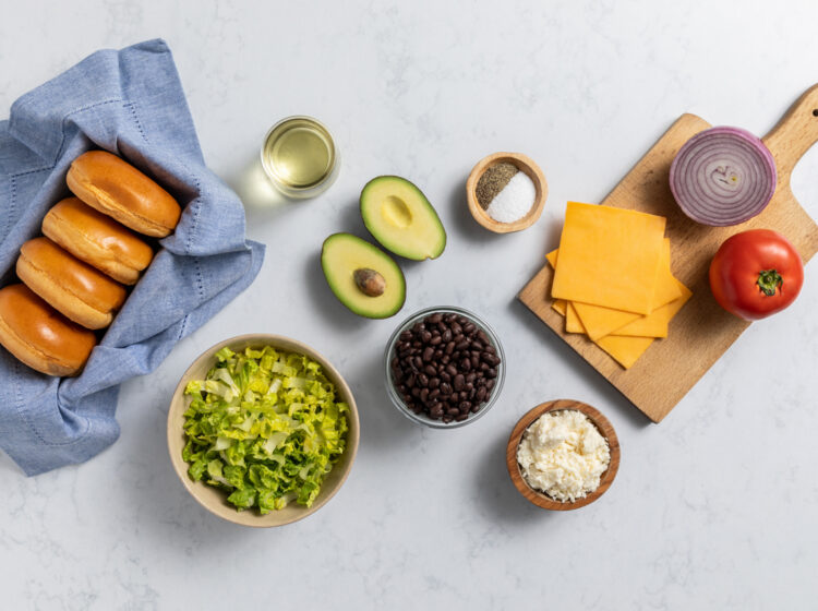 Grilled Black Bean and Chicken Burger Bell & Evans