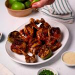 Blackened Chicken Drumstick Lollipops