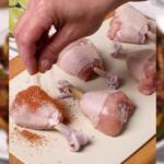 Blackened Chicken Drumstick Lollipops