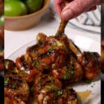 Blackened Chicken Drumstick Lollipops