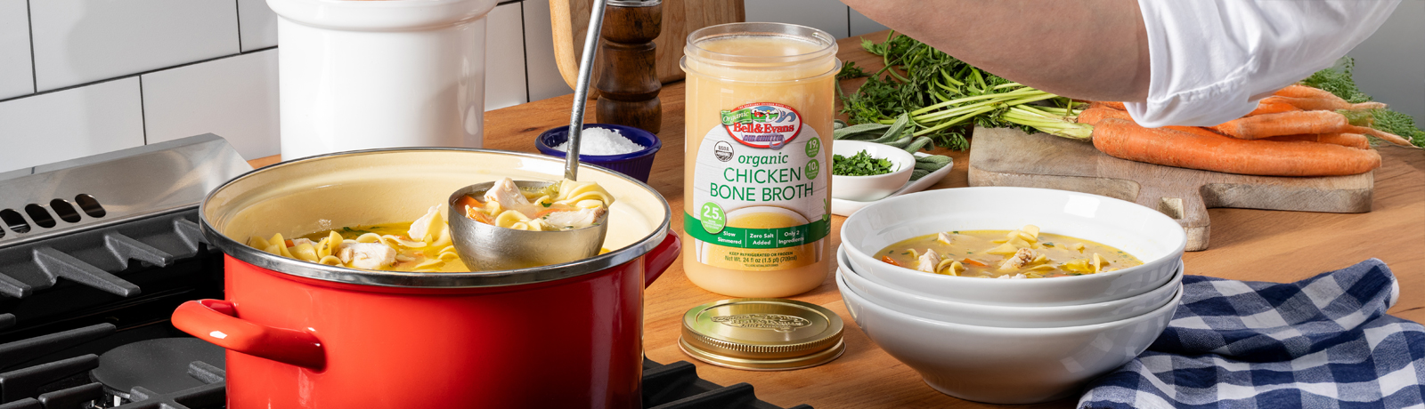 Organic Chicken Bone Broth Header