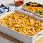 Pulled Buffalo Chicken Mac-and-Cheese