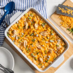 Pulled Buffalo Chicken Mac-and-Cheese