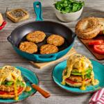Sausage Patty Eggs Benedict