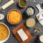 Buffalo Drumsticks with Blue Cheese Mac & Cheese