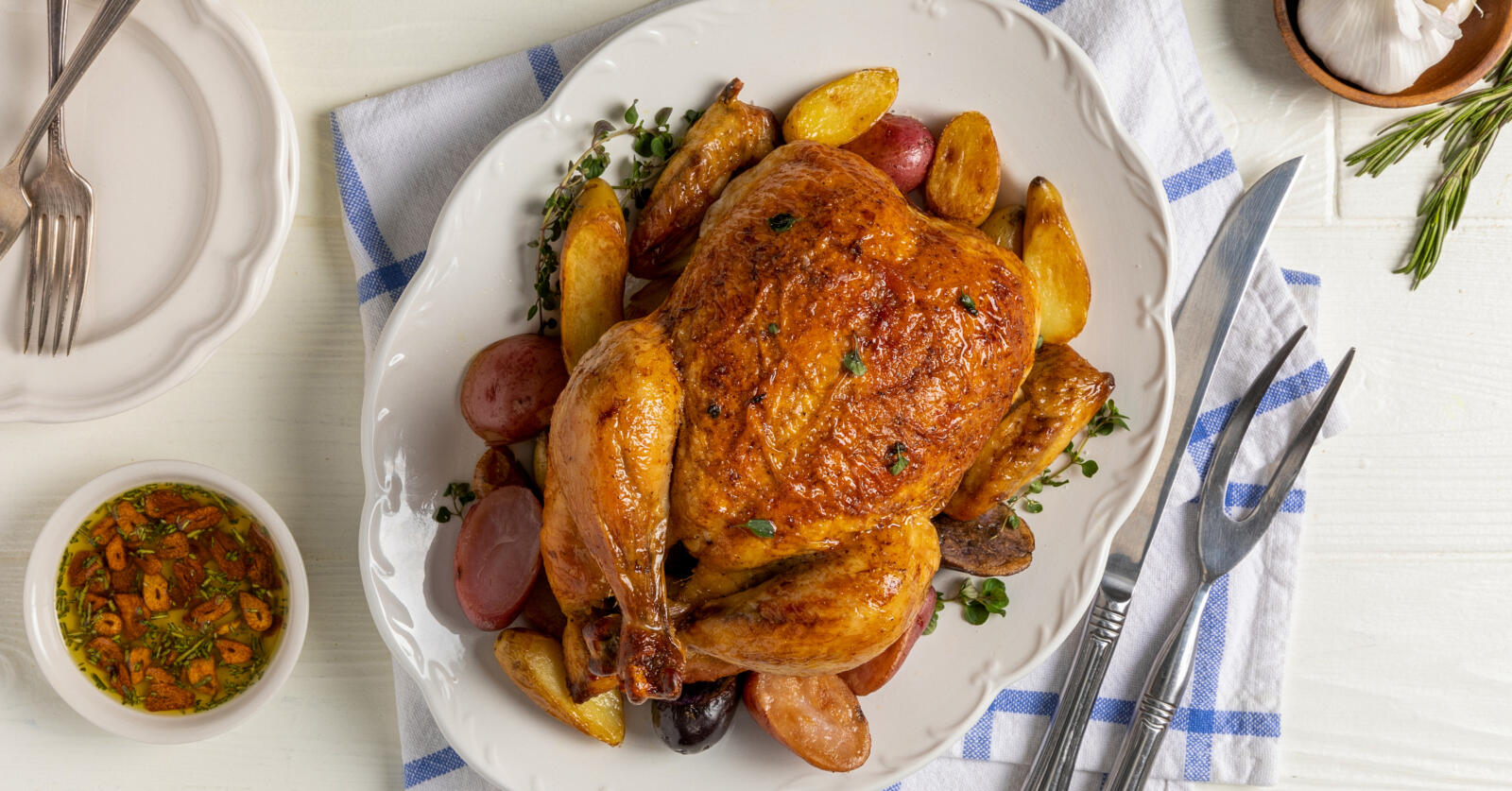Buttermilk-Brined Roasted Chicken - Bell & Evans