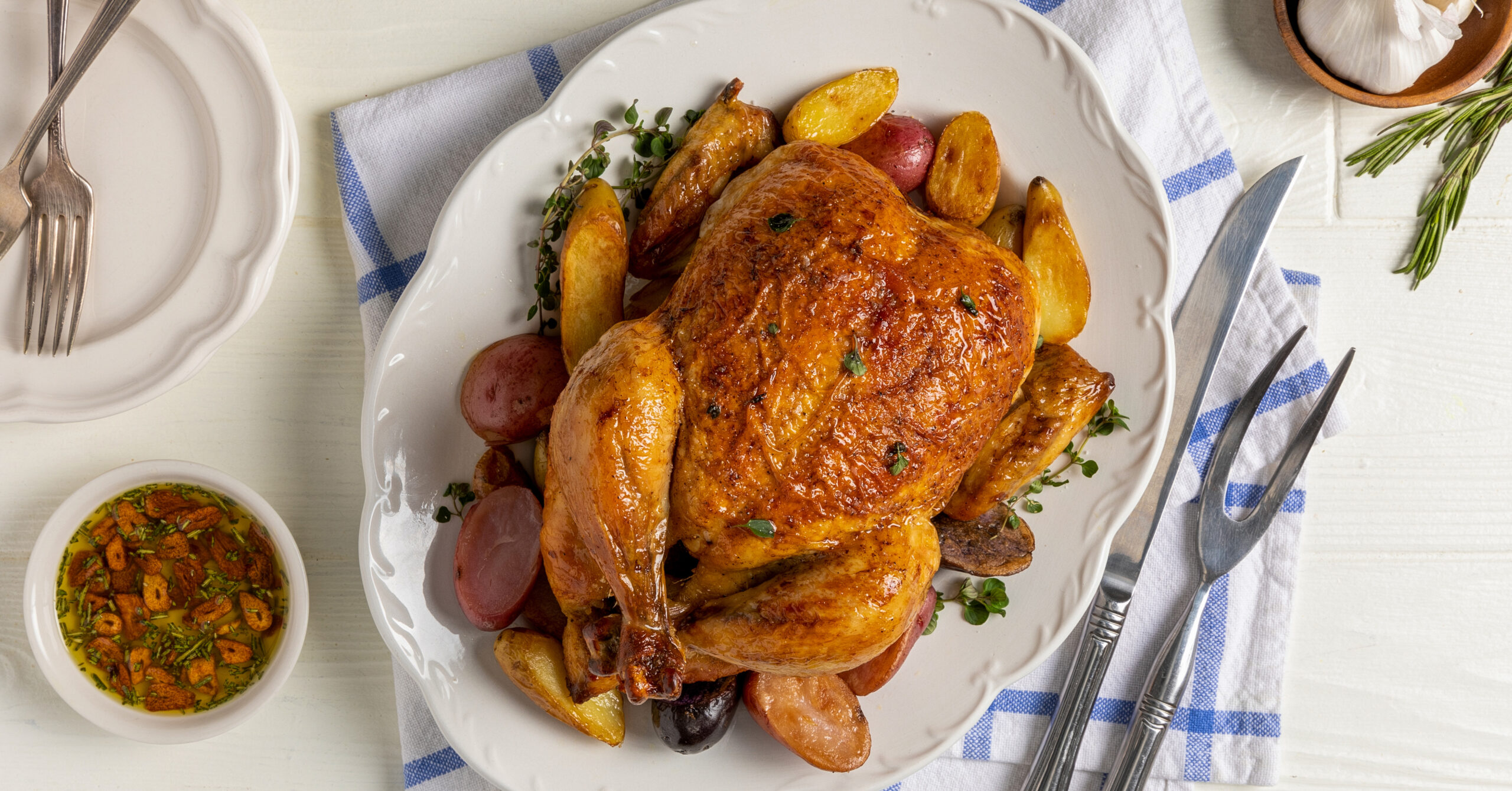 Buttermilk-Brined Roasted Chicken - Bell & Evans