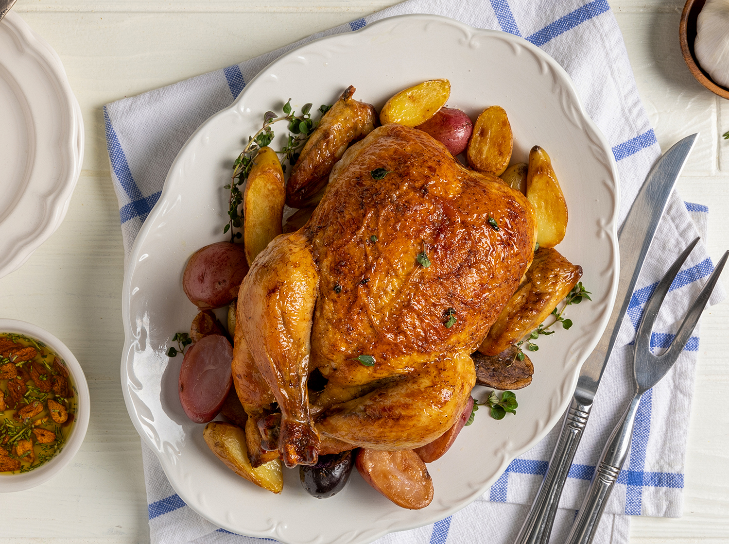 Buttermilk-Brined Roasted Chicken