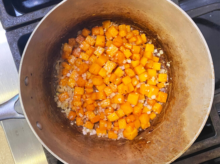 Creamy Butternut Squash Chicken Pasta