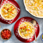 One-Pot Chicken Cheeseburger Stew
