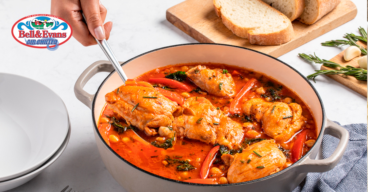 Chicken and Chickpea Alla Cacciatora - Bell & Evans
