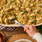 Creamy Chicken, Corn and Noodle Casserole