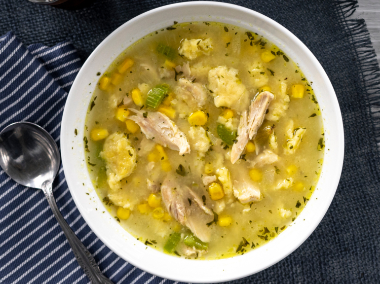Pennsylvania Dutch Chicken Corn Rivel Soup