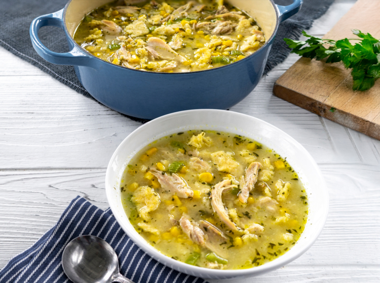 Pennsylvania Dutch Chicken Corn Rivel Soup
