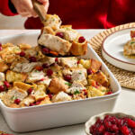 Chicken, Cranberry and Sauerkraut Stuffi ng Casserole