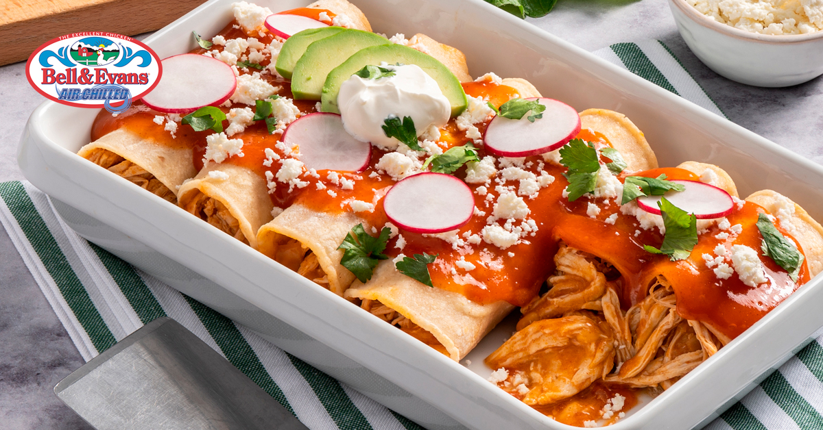 Chicken Enchiladas - Bell & Evans