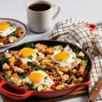 Chicken, Kale and Sweet Potato Hash