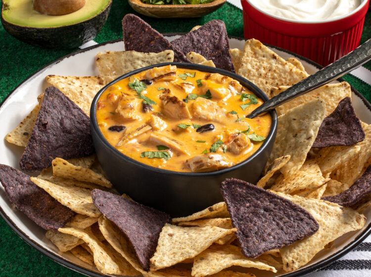 Slow Cooker Chicken Nacho Dip