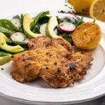 Lemon Thyme Chicken Paillard with Avocado