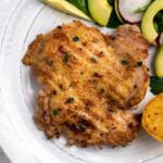Lemon Thyme Chicken Paillard with Avocado