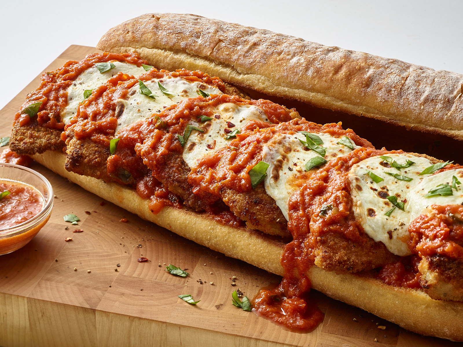 Chicken Parmesan Party Sandwich