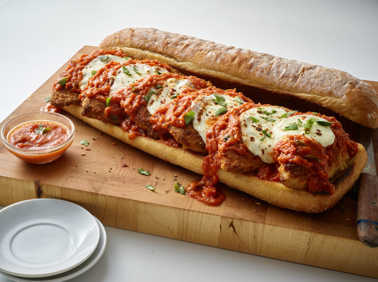 Chicken Parmesan Party Sandwich