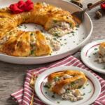 Chicken Pot Pie Crescent Wreath