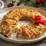 Chicken Pot Pie Crescent Wreath