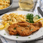 Chicken Schnitzel with Buttered Spaetzle