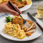 Chicken Schnitzel with Buttered Spaetzle