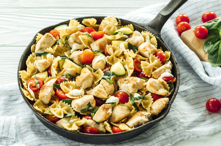 Summer Chicken Skillet Pasta