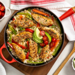 Chicken and Rice Taco Skillet