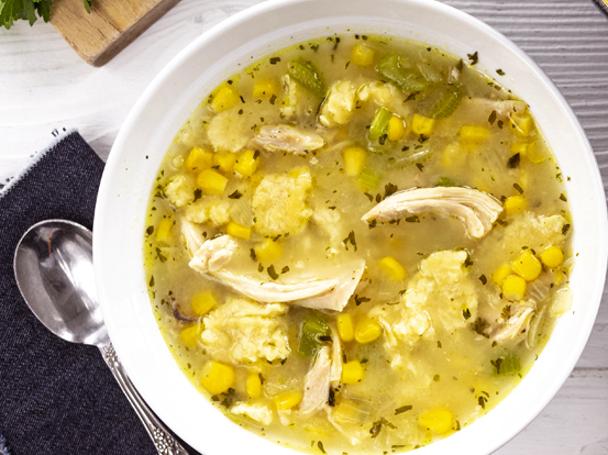 Pennsylvania Dutch Chicken Corn Rivel Soup